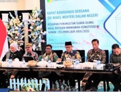 Waket I dan II DPRD Barut Hadiri Rakor Kesiapan PSU Pilkada Bersama Wamendagri dan Pemkab Barut
