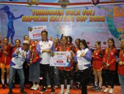 Tim Voli Barito Utara Gemilang di Kapolda Kalteng Cup 2025