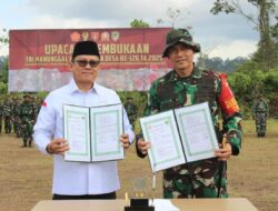 TMMD ke-126 Dibuka di Desa Jamut, Kodim 1013 Muara Teweh Fokus Pembangunan Desa Tertinggal