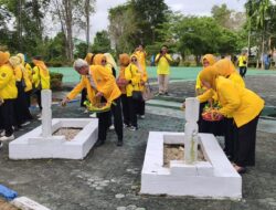 HUT Ke-61, DPD Partai Golkar Barito Utara Ziarah dan Doa Bersama di Taman Makam Pahlawan