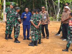 Bupati Murung Raya Tinjau Lokasi Pembangunan Batalyon Infanteri dan Makodim Baru