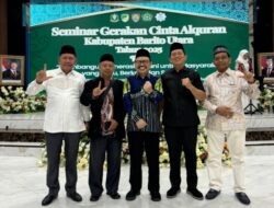 H. Nurul Anwar Dukung Seminar Cinta Al-Qur’an: Al-Qur’an Benteng Spiritual Generasi Muda