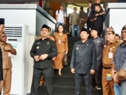 Bupati Barito Utara Tinjau Venue FTIK XII Kalteng, Tekankan Koordinasi dan Kesiapan Penuh