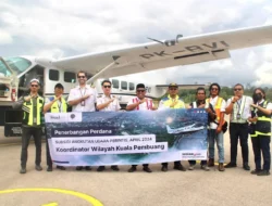 Penerbangan Perintis Kembali Mengubur Akar di Kabupaten Barito Utara, Susi Air Laksanakan Penerbangan Perdana