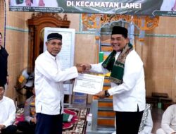 Rp 1 Miliar Hibah Diberikan untuk Pembangunan Masjid Nurul Ahya di Lahei II