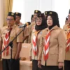 Hj Maya Savitri Pimpin Kwarcab Pramuka Barito Utara, Bupati Minta Lahirkan Generasi Emas 2045