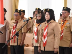 Hj Maya Savitri Pimpin Kwarcab Pramuka Barito Utara, Bupati Minta Lahirkan Generasi Emas 2045