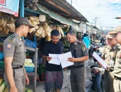 Satpol PP Barito Utara Sosialisasi Penertiban Pedagang di Trotoar, Minta Penanganan ODGJ Sinergi Lintas Sektor