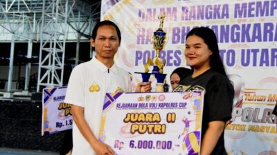 Patih Herman AB: Kapolres Cup Jadi Momentum Pembinaan Atlet Voli Untuk Barito Utara