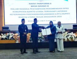 Paripurna DPRD Bahas Hasil Evaluasi LKPJ Bupati Barito Utara Tahun 2025