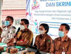 Cegah Penularan, Dinas Kesehatan Lakukan Deteksi Dini TBC di Lapas Muara Teweh